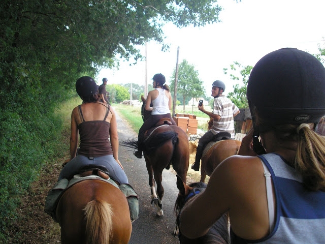  Pbaños a caballo cerca de Bergerac 